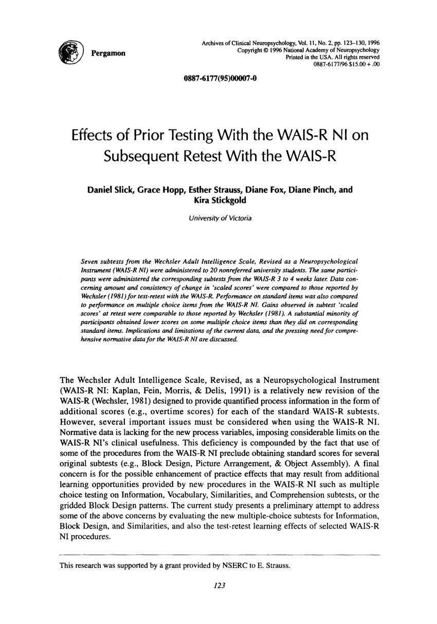 wais test pdf